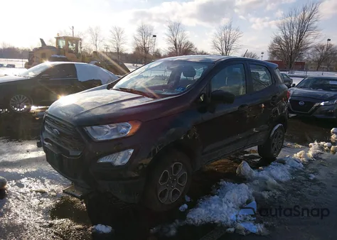 2019 Ford Ecosport S from USA, damaged, VIN MAJ6S3FL7KC290817